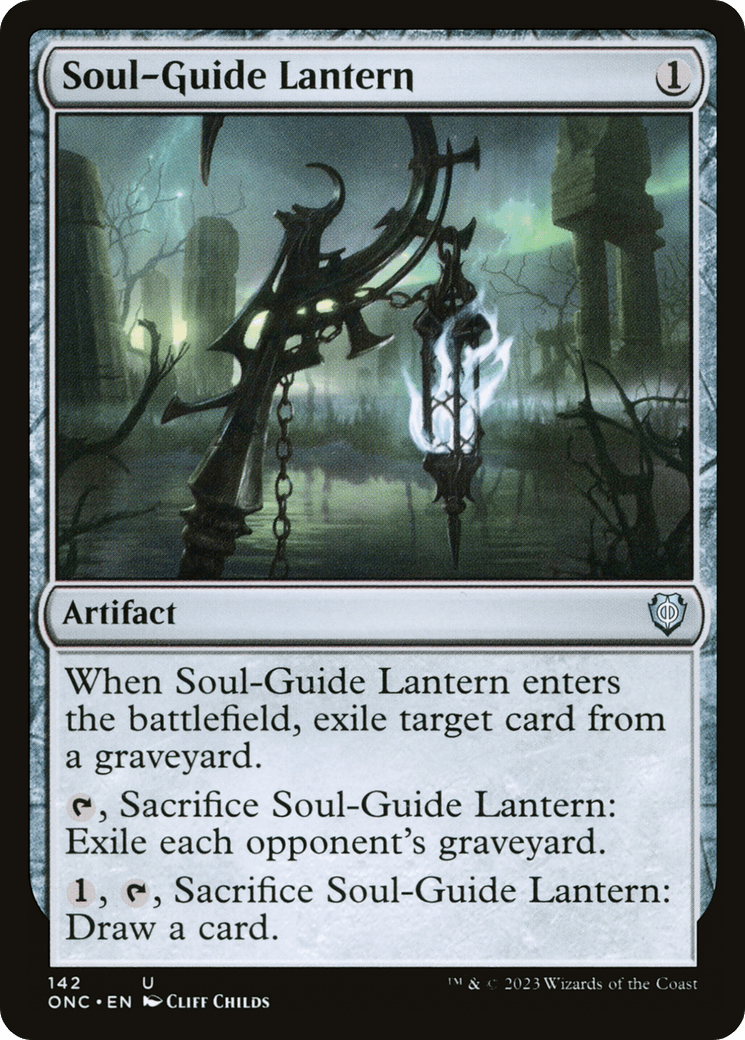 Soul-Guide Lantern [Phyrexia: All Will Be One Commander] MTG Single Magic: The Gathering  | Multizone: Comics And Games