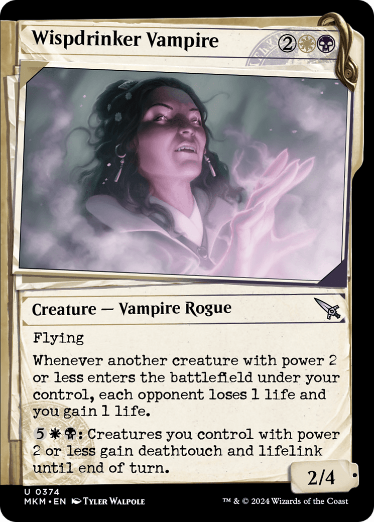 Wispdrinker Vampire (Showcase) [Murders at Karlov Manor] MTG Single Magic: The Gathering  | Multizone: Comics And Games