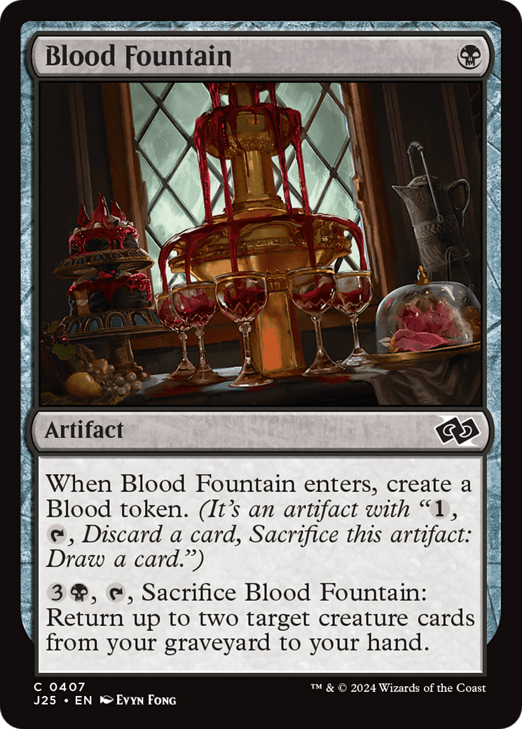 Blood Fountain [Foundations Jumpstart] MTG Single Magic: The Gathering  | Multizone: Comics And Games