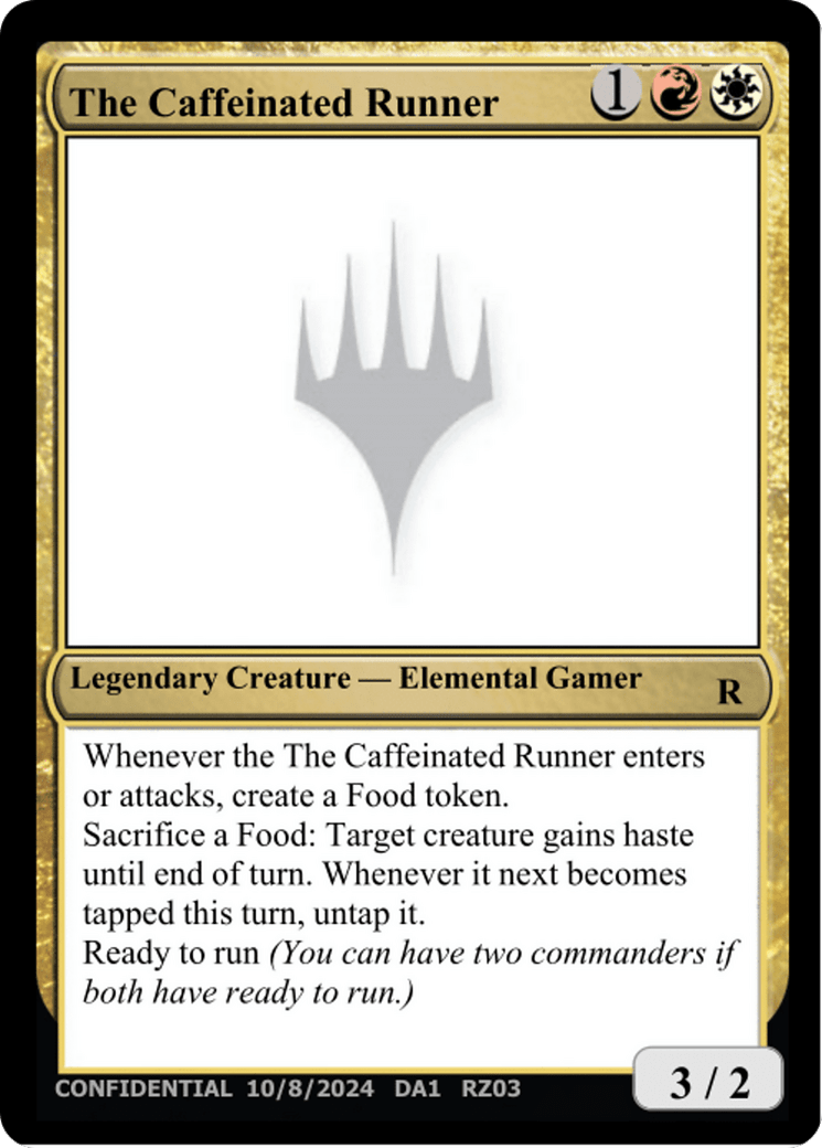 The Caffeinated Runner [Unknown Event] MTG Single Magic: The Gathering  | Multizone: Comics And Games