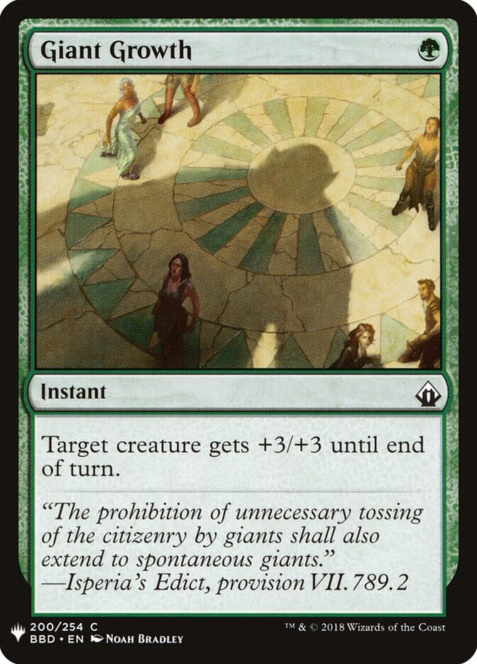 Giant Growth [Mystery Booster] MTG Single Magic: The Gathering  | Multizone: Comics And Games