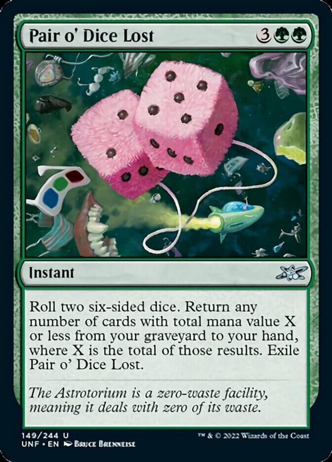 Pair o' Dice Lost [Unfinity] MTG Single Magic: The Gathering  | Multizone: Comics And Games