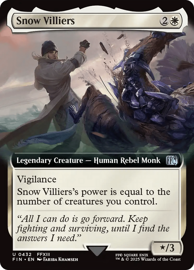 Snow Villiers (Extended Art) [FINAL FANTASY] MTG Single Magic: The Gathering  | Multizone: Comics And Games