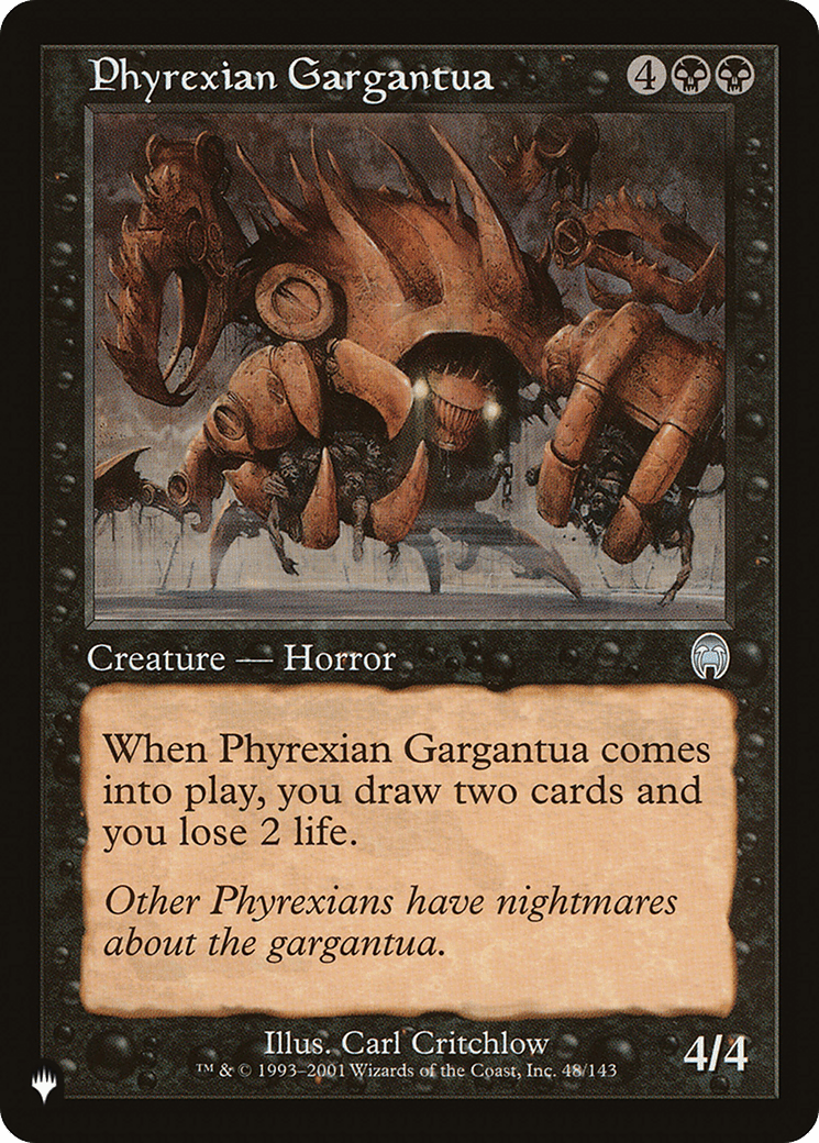 Phyrexian Gargantua [The List] MTG Single Magic: The Gathering  | Multizone: Comics And Games