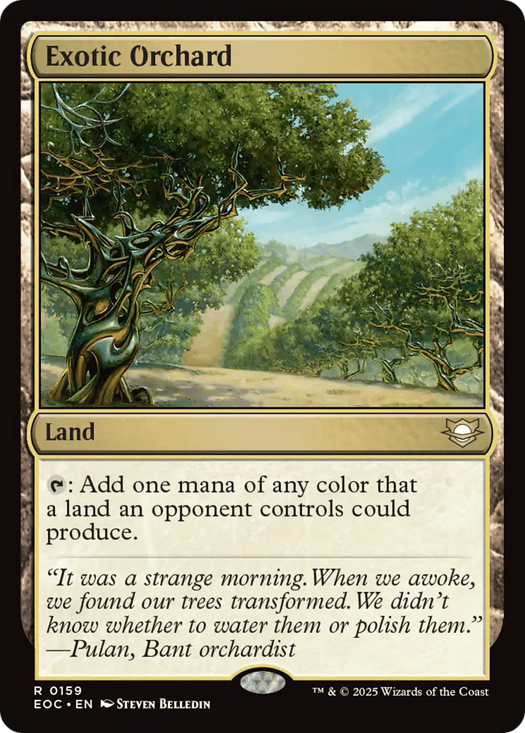 Exotic Orchard [Edge of Eternities Commander] MTG Single Magic: The Gathering  | Multizone: Comics And Games