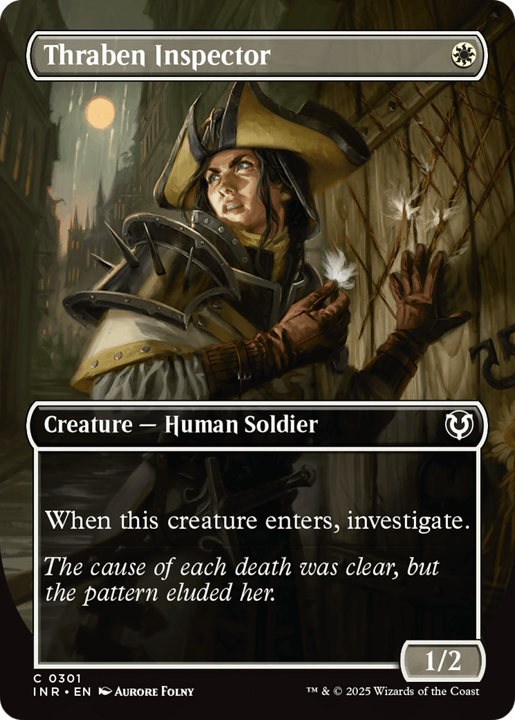 Thraben Inspector (Borderless) [Innistrad Remastered] MTG Single Magic: The Gathering  | Multizone: Comics And Games