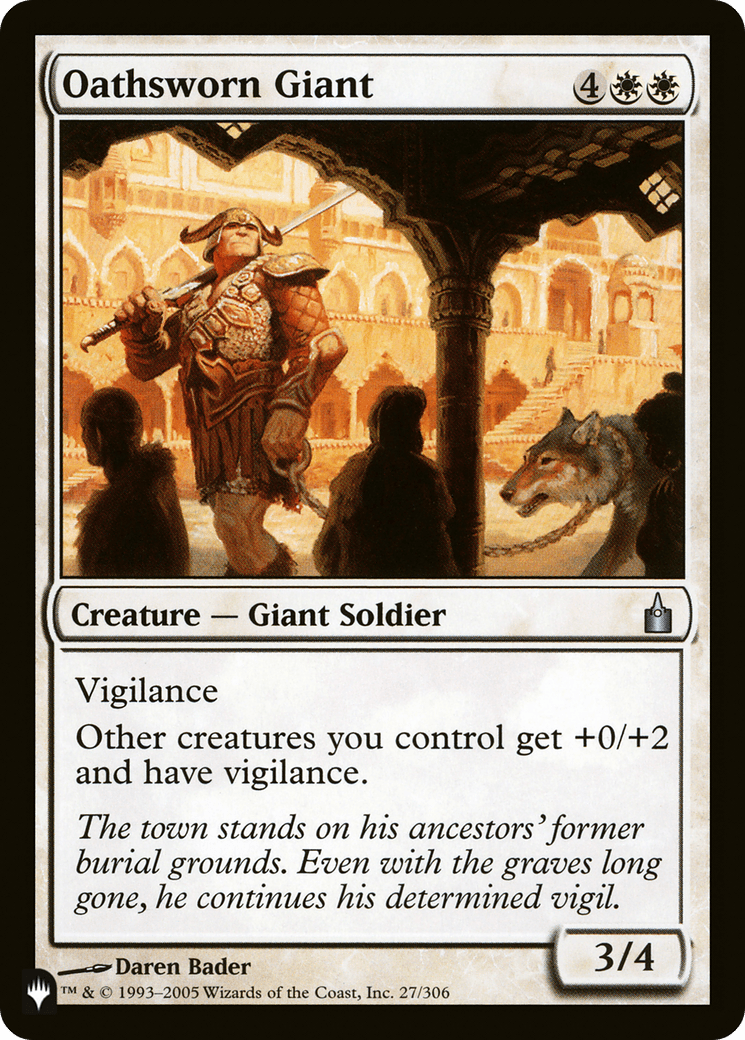 Oathsworn Giant [The List] MTG Single Magic: The Gathering  | Multizone: Comics And Games