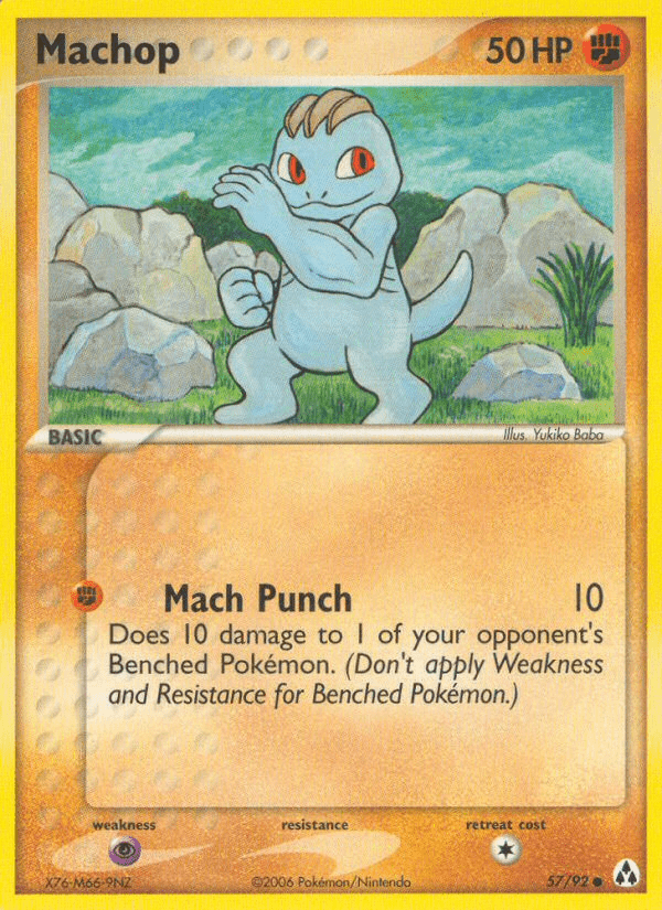 Machop (57/92) [EX: Legend Maker] Pokemon Single Pokémon  | Multizone: Comics And Games