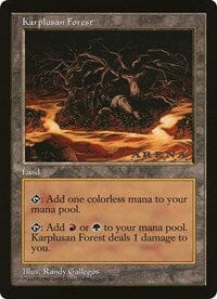 Karplusan Forest (Oversized) [Oversize Cards] MTG Single Magic: The Gathering  | Multizone: Comics And Games