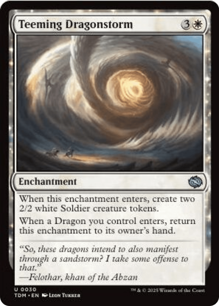 Teeming Dragonstorm [Tarkir: Dragonstorm] MTG Single Magic: The Gathering  | Multizone: Comics And Games