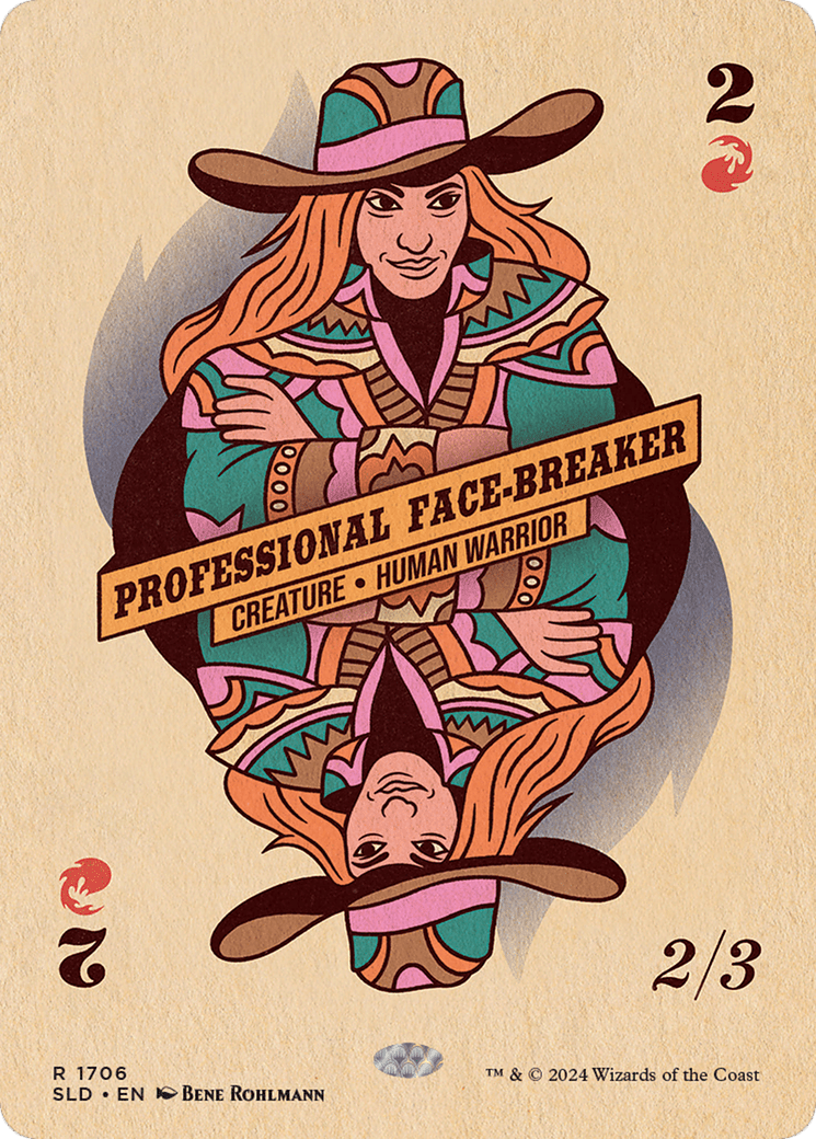 Professional Face-Breaker [Secret Lair Drop Series] MTG Single Magic: The Gathering  | Multizone: Comics And Games