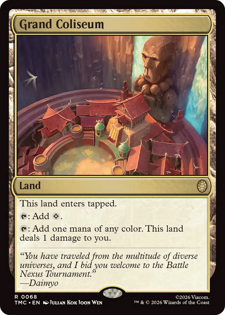 Grand Coliseum [Teenage Mutant Ninja Turtles Commander] MTG Single Magic: The Gathering  | Multizone: Comics And Games
