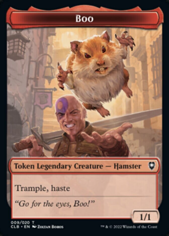 Boo Token [Commander Legends: Battle for Baldur's Gate Tokens] MTG Single Magic: The Gathering  | Multizone: Comics And Games