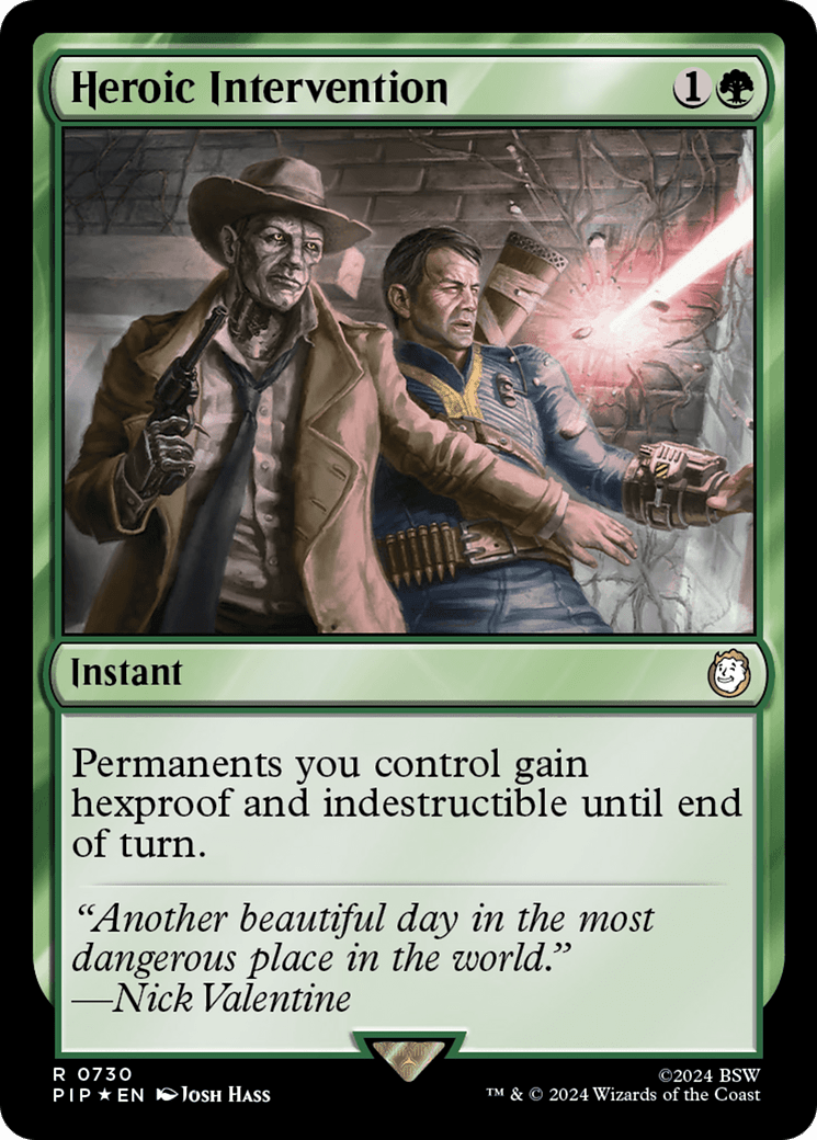 Heroic Intervention (Surge Foil) [Fallout] MTG Single Magic: The Gathering  | Multizone: Comics And Games