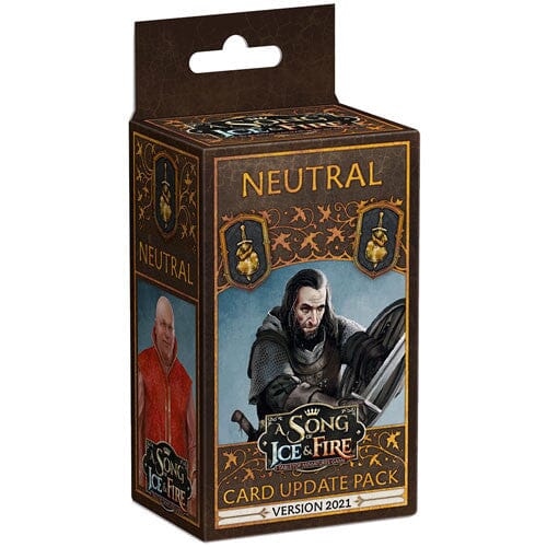 A Song of Ice & Fire: Card update pack 2021 - Neutral Miniature Game CMON  | Multizone: Comics And Games