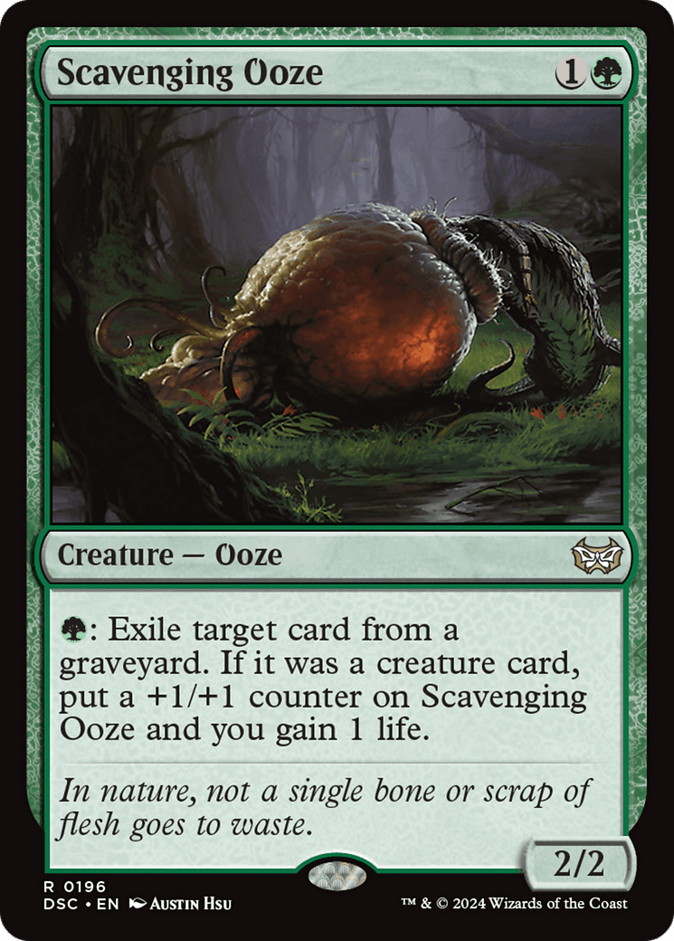 Scavenging Ooze [Duskmourn: House of Horror Commander] MTG Single Magic: The Gathering  | Multizone: Comics And Games