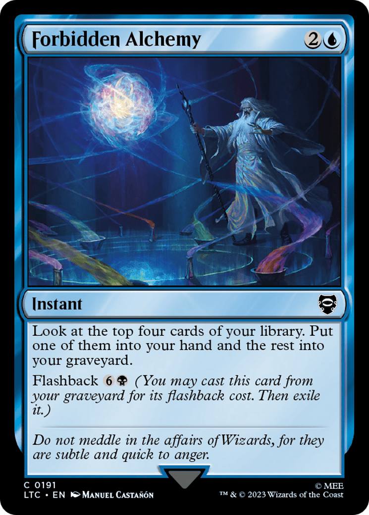 Forbidden Alchemy [The Lord of the Rings: Tales of Middle-Earth Commander] MTG Single Magic: The Gathering  | Multizone: Comics And Games