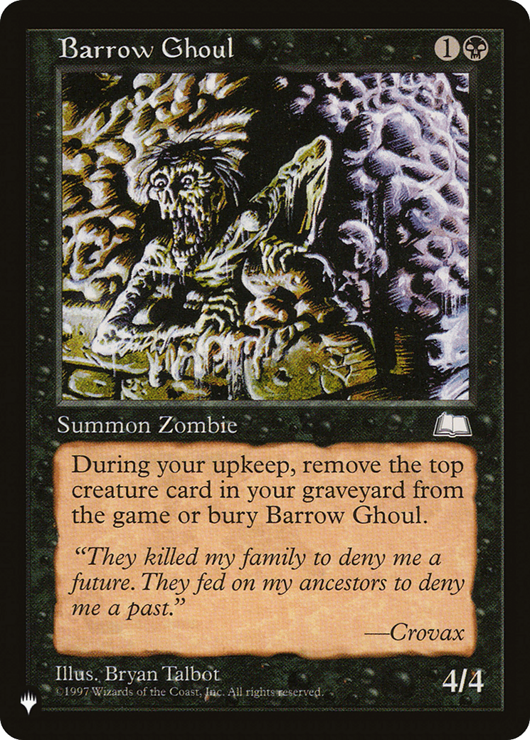 Barrow Ghoul [The List] MTG Single Magic: The Gathering  | Multizone: Comics And Games