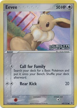 Eevee (69/113) (Stamped) [EX: Delta Species] Pokemon Single Pokémon  | Multizone: Comics And Games
