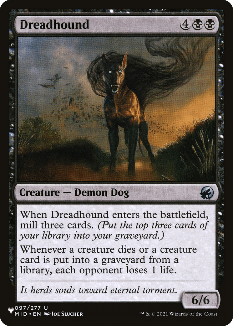 Dreadhound [The List] MTG Single Magic: The Gathering  | Multizone: Comics And Games