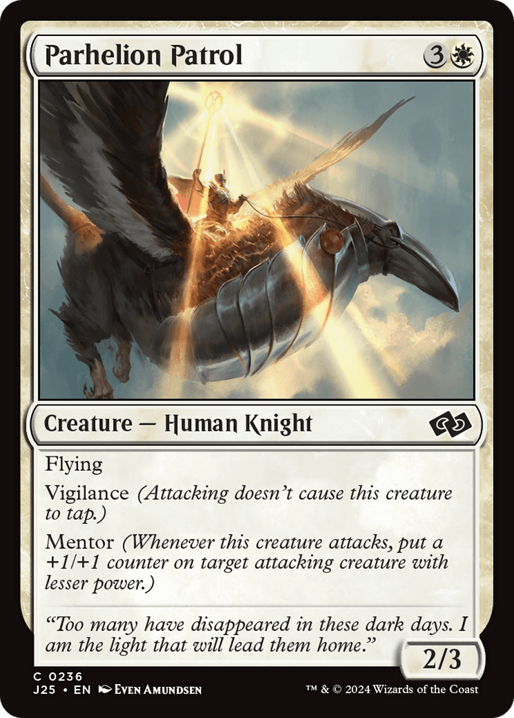 Parhelion Patrol [Foundations Jumpstart] MTG Single Magic: The Gathering  | Multizone: Comics And Games