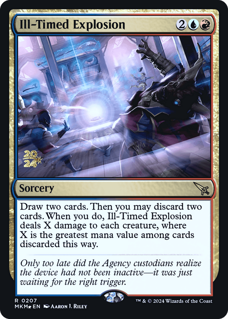 Ill-Timed Explosion [Murders at Karlov Manor Prerelease Promos] MTG Single Magic: The Gathering  | Multizone: Comics And Games