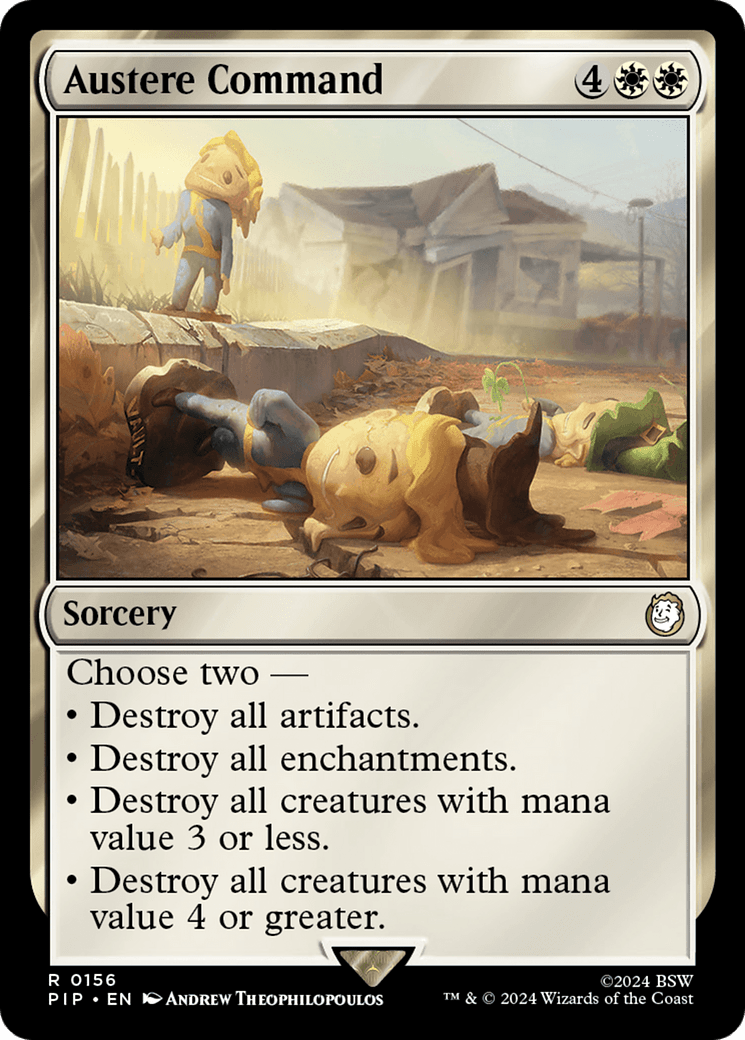 Austere Command [Fallout] MTG Single Magic: The Gathering  | Multizone: Comics And Games