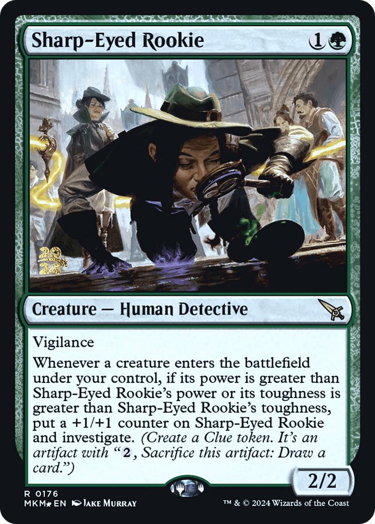 Sharp-Eyed Rookie [Murders at Karlov Manor Prerelease Promos] | Multizone: Comics And Games