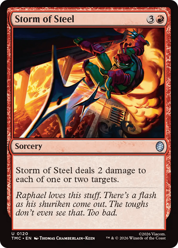Storm of Steel [Teenage Mutant Ninja Turtles Commander] MTG Single Magic: The Gathering  | Multizone: Comics And Games