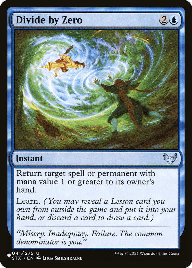 Divide by Zero [The List] MTG Single Magic: The Gathering  | Multizone: Comics And Games