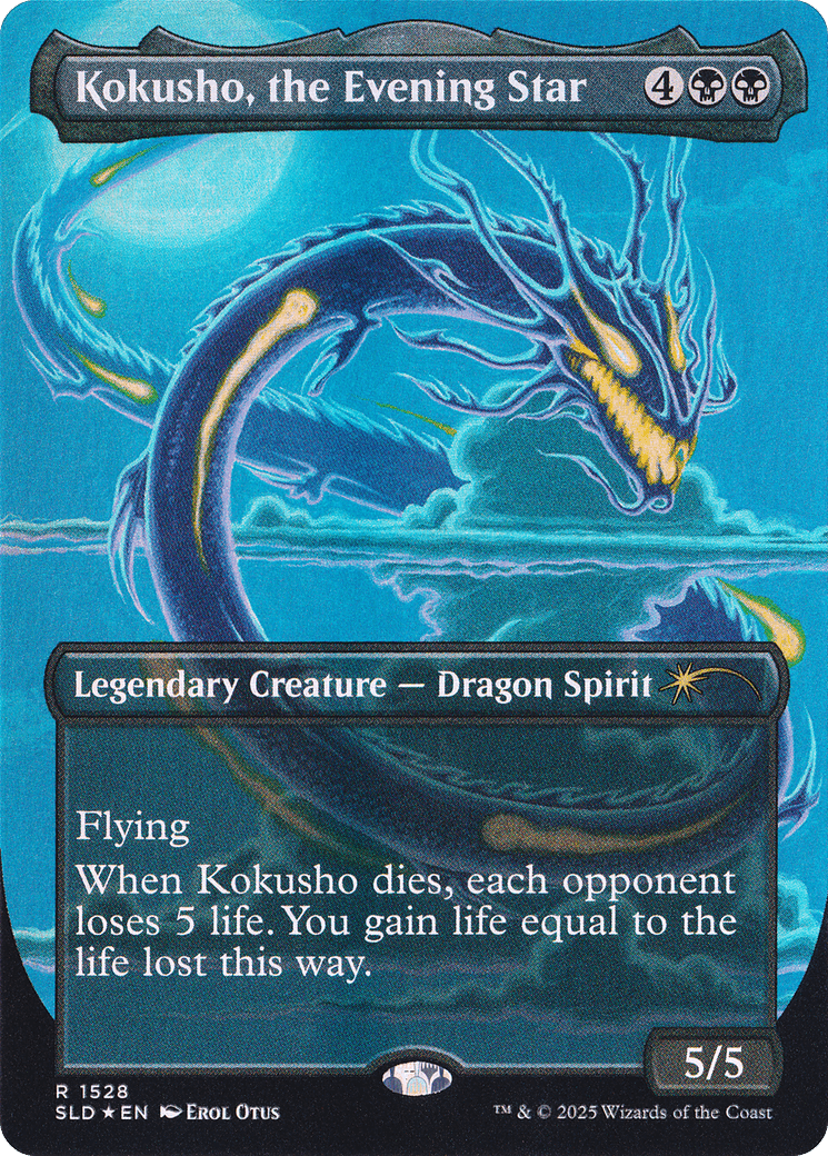 Kokusho, the Evening Star (Rainbow Foil) [Secret Lair Drop Series] MTG Single Magic: The Gathering  | Multizone: Comics And Games