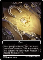 Bat // Plot Double-Sided Token [Outlaws of Thunder Junction: The Big Score Tokens] MTG Single Magic: The Gathering  | Multizone: Comics And Games