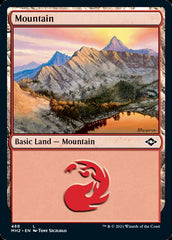 Mountain (488) (Foil Etched) [Modern Horizons 2] MTG Single Magic: The Gathering  | Multizone: Comics And Games