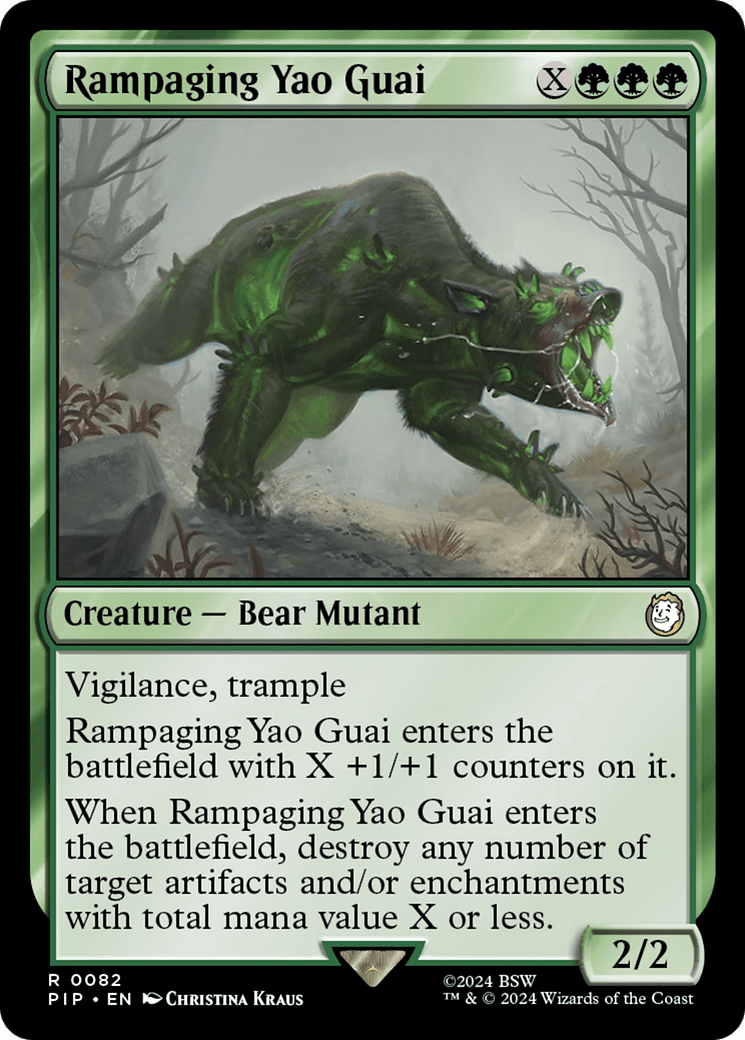 Rampaging Yao Guai [Fallout] MTG Single Magic: The Gathering  | Multizone: Comics And Games