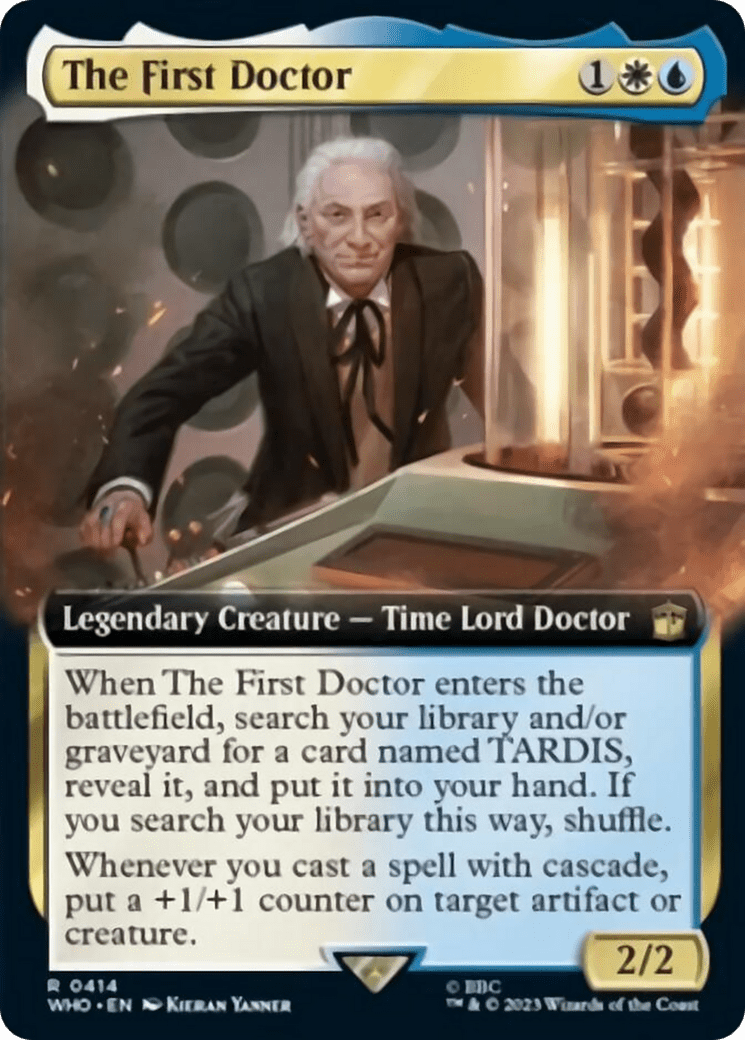 The First Doctor (Extended Art) [Doctor Who] MTG Single Magic: The Gathering  | Multizone: Comics And Games