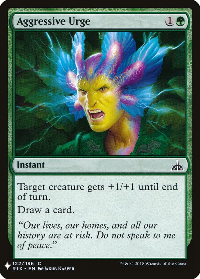 Aggressive Urge [Mystery Booster] MTG Single Magic: The Gathering  | Multizone: Comics And Games