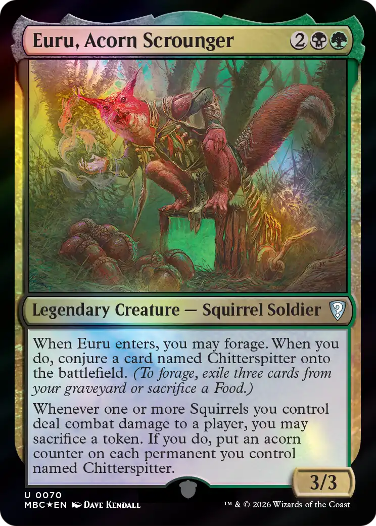 Euru, Acorn Scrounger [Mystery Booster: Commander Edition] | Multizone: Comics And Games