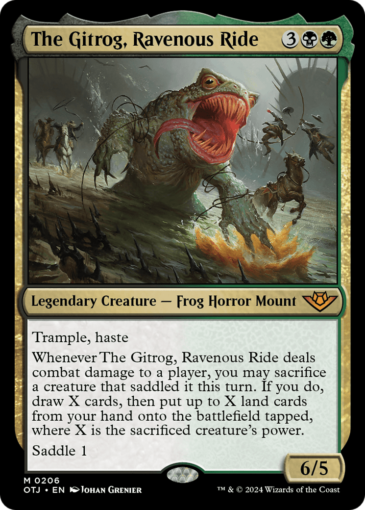 The Gitrog, Ravenous Ride [Outlaws of Thunder Junction] MTG Single Magic: The Gathering  | Multizone: Comics And Games