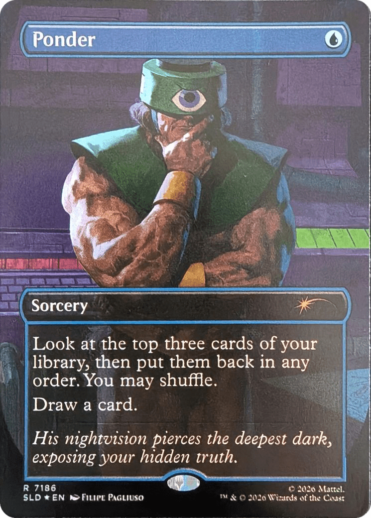 Ponder (7186) [Secret Lair Drop Series] MTG Single Magic: The Gathering  | Multizone: Comics And Games
