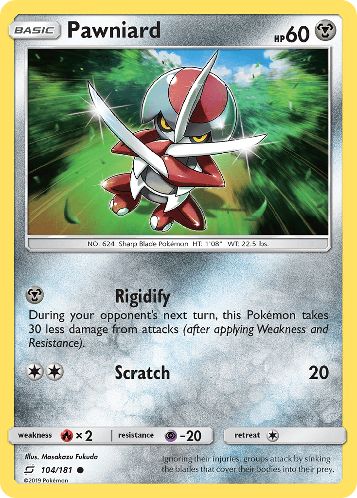 Pawniard (104/181) [Sun & Moon: Team Up] Pokemon Single Pokémon  | Multizone: Comics And Games