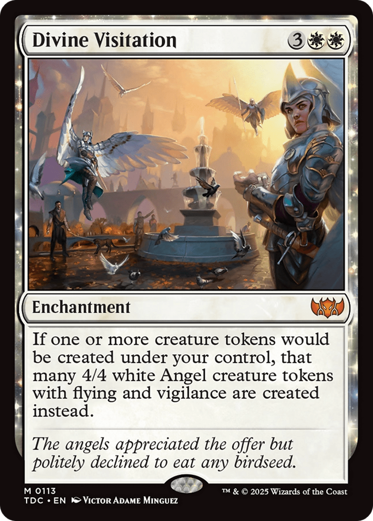 Divine Visitation [Tarkir: Dragonstorm Commander] MTG Single Magic: The Gathering  | Multizone: Comics And Games
