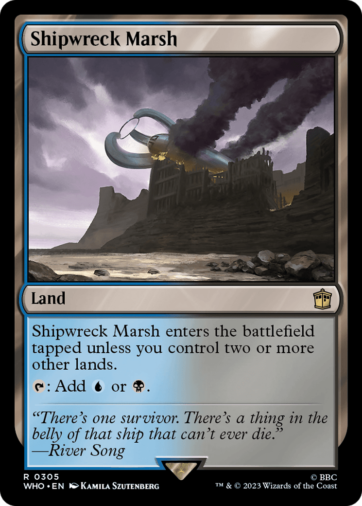Shipwreck Marsh [Doctor Who] MTG Single Magic: The Gathering  | Multizone: Comics And Games