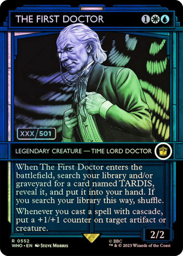 The First Doctor (Serial Numbered) [Doctor Who] MTG Single Magic: The Gathering  | Multizone: Comics And Games