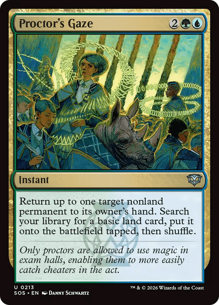 Proctor's Gaze [Secrets of Strixhaven] MTG Single Magic: The Gathering  | Multizone: Comics And Games