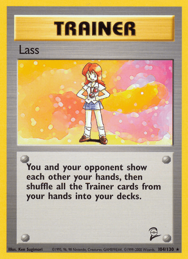 Lass (104/130) [Base Set 2] Pokemon Single Pokémon  | Multizone: Comics And Games