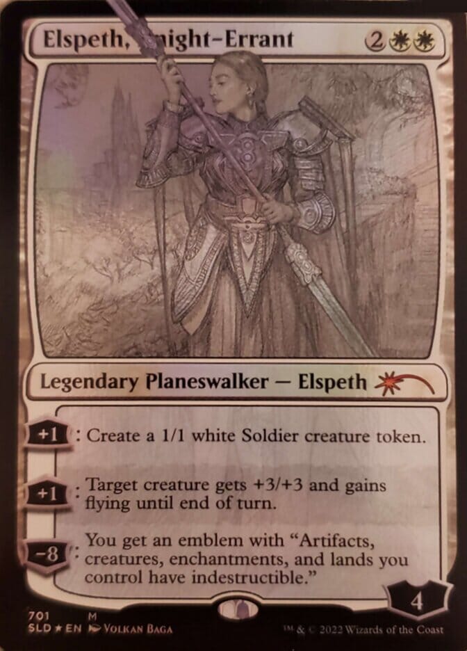 Elspeth, Knight-Errant (Sketch) [Secret Lair Drop Promos] MTG Single Magic: The Gathering  | Multizone: Comics And Games