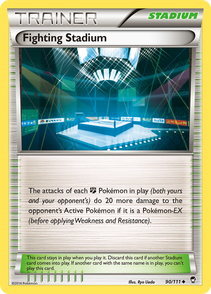 Fighting Stadium (90/111) [XY: Furious Fists] Pokemon Single Pokémon  | Multizone: Comics And Games
