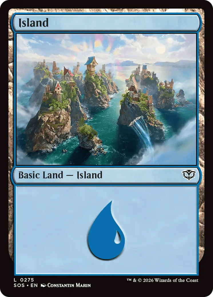 Island (0275) [Secrets of Strixhaven] MTG Single Magic: The Gathering  | Multizone: Comics And Games