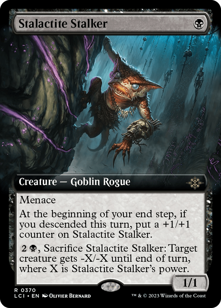 Stalactite Stalker (Extended Art) [The Lost Caverns of Ixalan] MTG Single Magic: The Gathering  | Multizone: Comics And Games