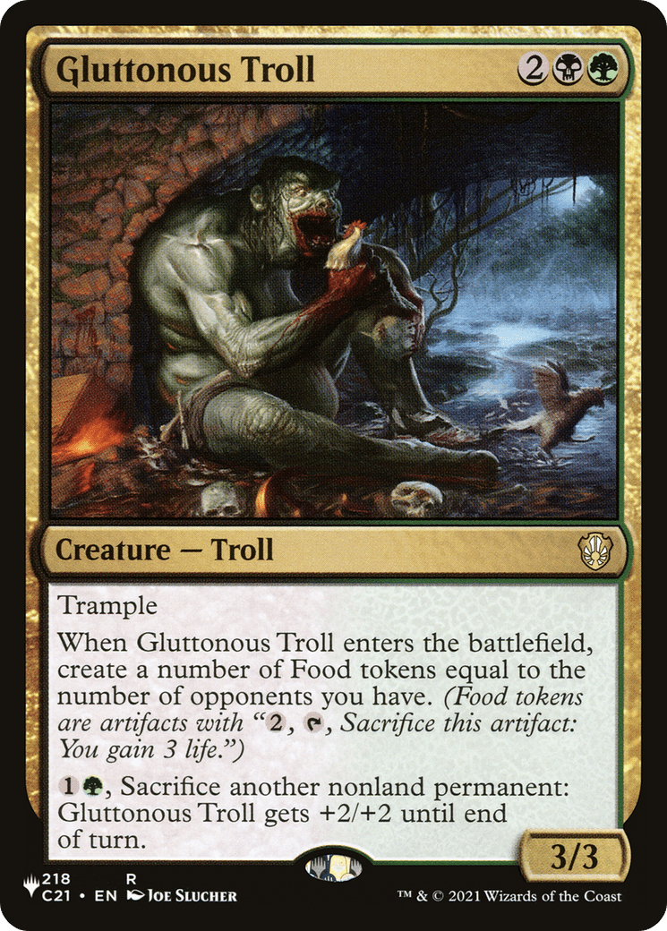 Gluttonous Troll [The List] MTG Single Magic: The Gathering  | Multizone: Comics And Games